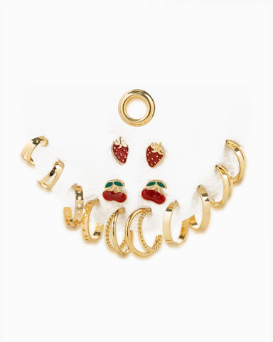 Fruity Earring Set of 7