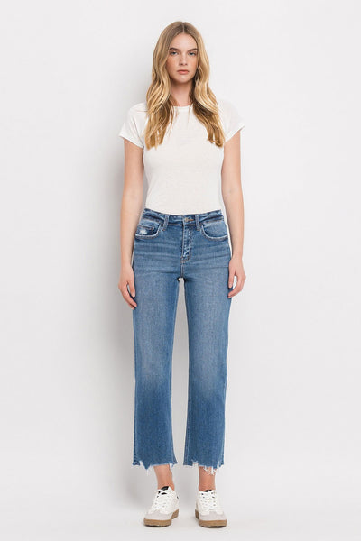 Eliana High Rise Straight Jeans