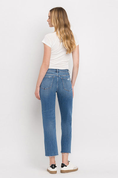 Eliana High Rise Straight Jeans