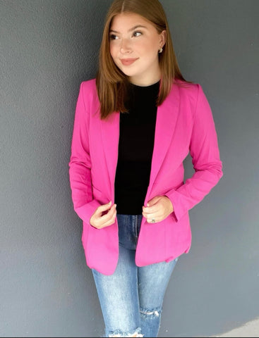 Work Ready Blazer - Pink