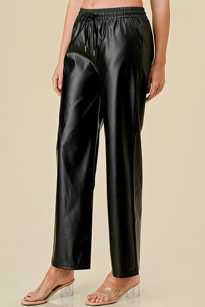 Go Ahead Now Faux Leather Pants