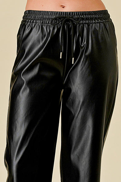 Go Ahead Now Faux Leather Pants