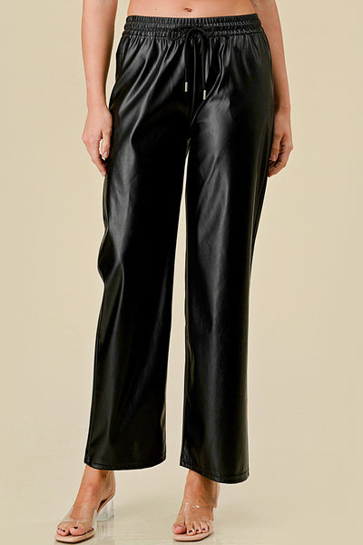 Go Ahead Now Faux Leather Pants