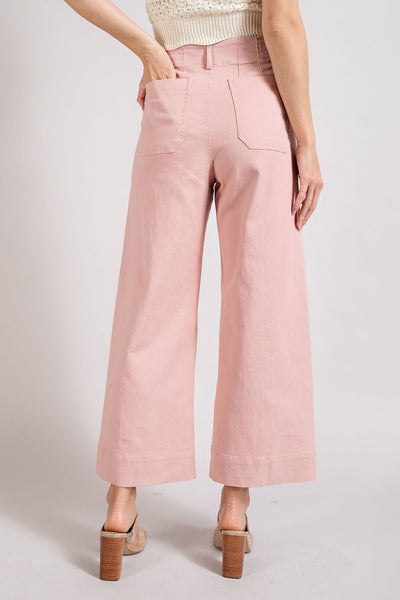 Lainey Wide Leg Pants - Blush