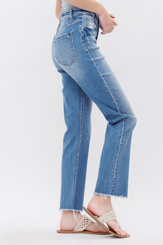 Caitlyn High Rise Straight Leg Jean