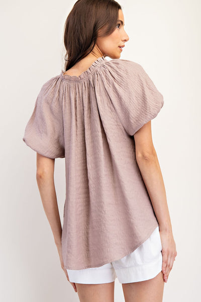 On The Rise Top - Taupe