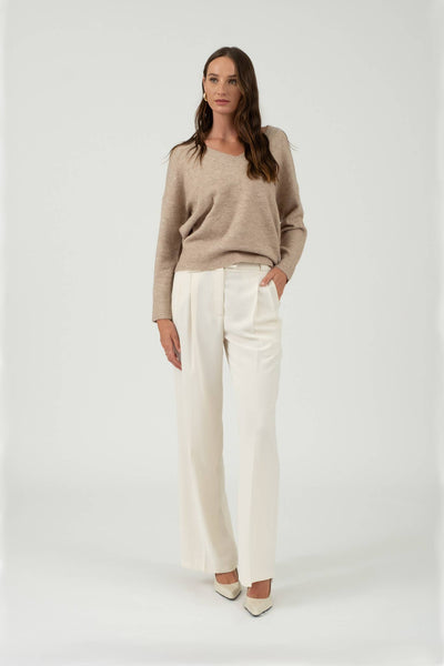 Best Days Are Here Sweater - Light Taupe