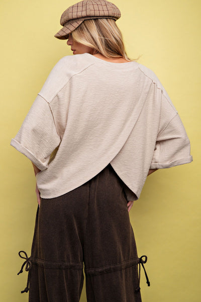 The Sylvia Top - Khaki