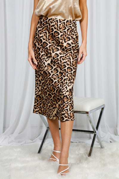 Freya Leopard Skirt