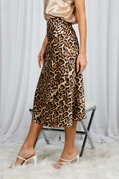 Freya Leopard Skirt