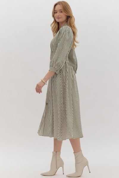 Cecilia Dress - Hunter Green