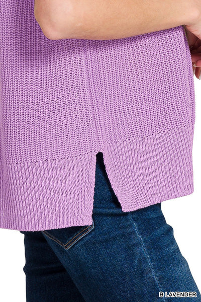 Piper Sleeveless Sweater - Violet