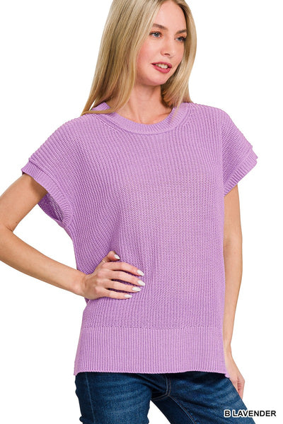 Piper Sleeveless Sweater - Violet