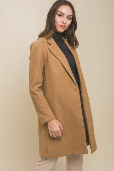 Sydney Fleece Coat - Camel