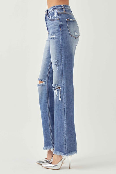 Louisa High Rise Straight Jean