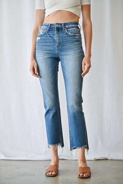 Lilah Super High-Rise Straight Jeans